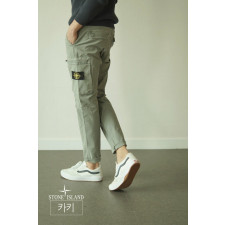 스톤아일랜드 면 스판 카고 팬츠 (바지)