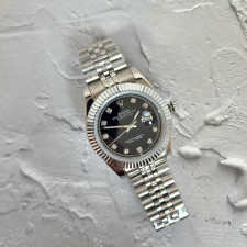 로렉스 데이저스트 41 블랙 다이얼 다이아 셋팅 시계