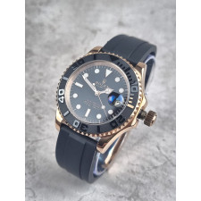 로렉스 오이스터 퍼페츄얼 요트마스터 에버 로즈골드 러버밴드 시계