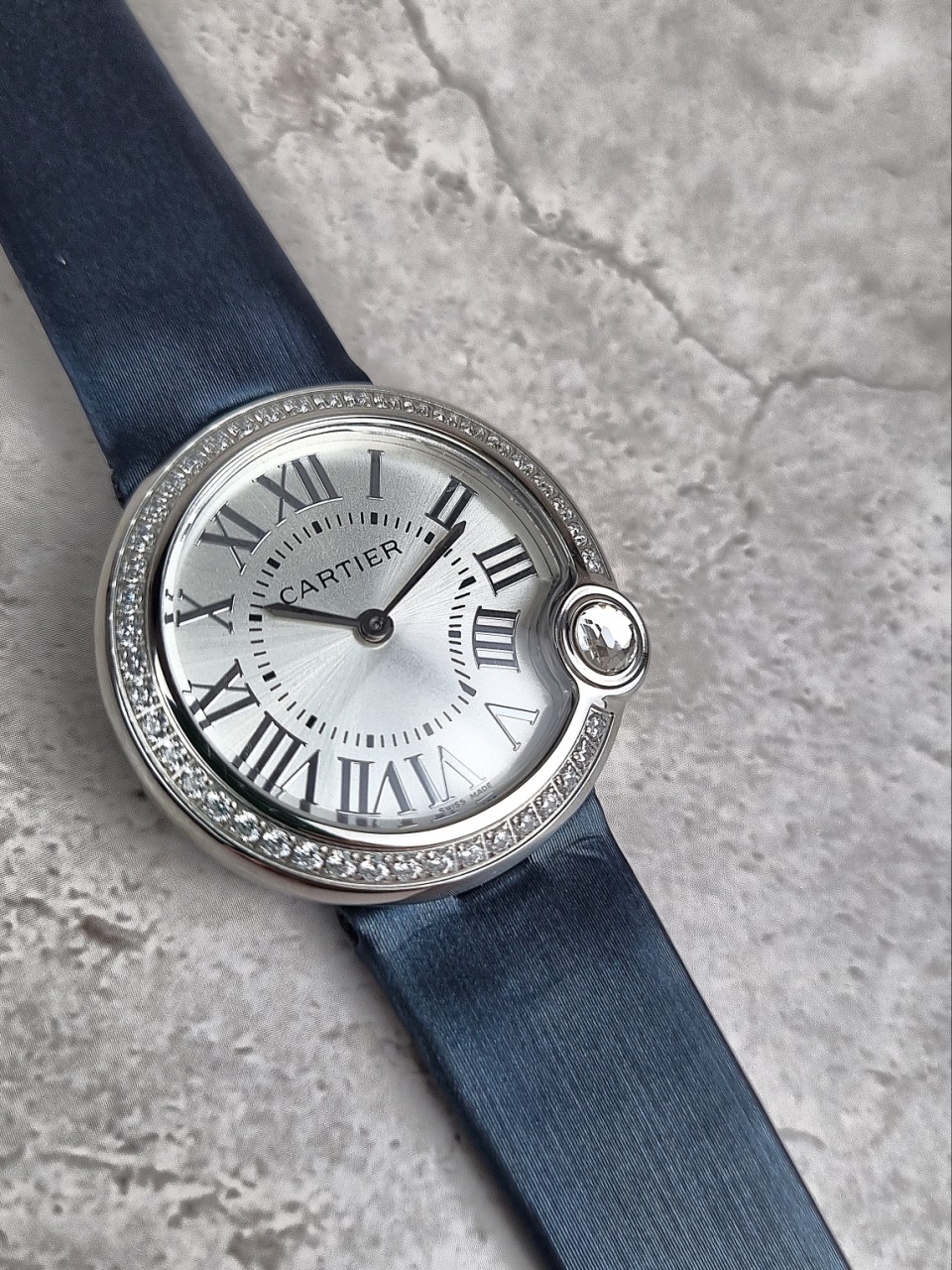 까르띠에 발롱블랑 다이아 세팅 시계