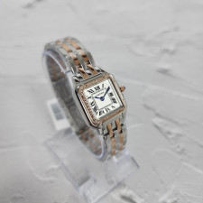 까르띠에 팬더 드 워치 로즈골드 콤비 다이아 시계