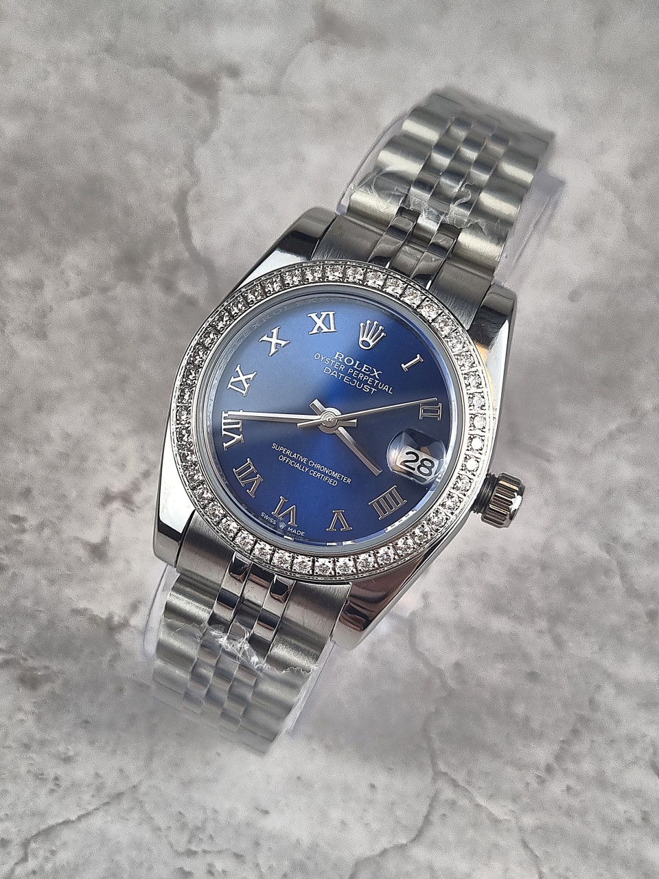로렉스 데이저스트 블루 로마 다이아 31 시계