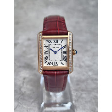 까르띠에 탱크 루이 다이아 세팅 시계