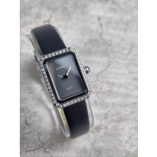 샤넬 프리미에르 블랙 다이얼 다이아 시계