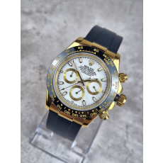 로렉스 데이토나 옐로우 골드 화이트 다이얼 시계