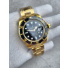 로렉스 서브마리너 블랙 다이얼 금통 시계