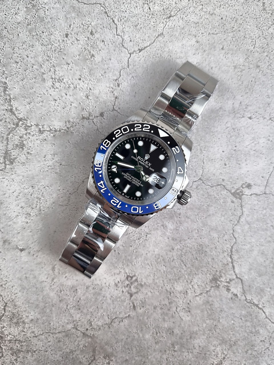 로렉스 GMT 마스터2 블랙 & 블루 배트맨 시계