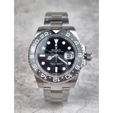 로렉스 GMT 마스터2 블랙 & 그레이 시계