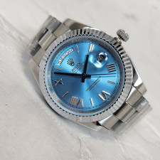 로렉스 데이데이트 아이스 블루 다이얼 시계