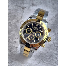 로렉스 데이토나 블랙 콤비 시계