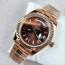 로렉스 데이데이트 초코판 브라운 로마 시계