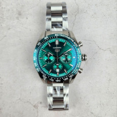 태그호이어 까레라 칼리브 02 스포츠 그린 다이얼 시계