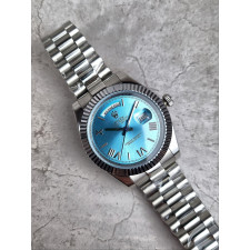 로렉스 데이데이트 아이스 블루 다이얼 시계