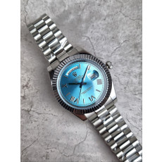 로렉스 데이데이트 아이스 블루 다이얼 시계