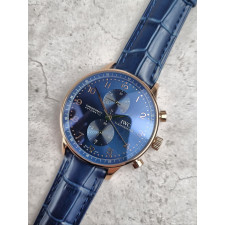 IWC 포르투기저 부티크 에디션 블루 다이얼 시계