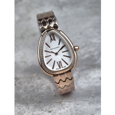 불가리 세르펜티 세두토리 워치 로즈골드 화이트 다이얼 다이아 시계