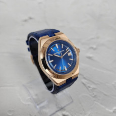 바쉐론 콘스탄틴 오버시즈 4500V 블루 다이얼 골드 시계