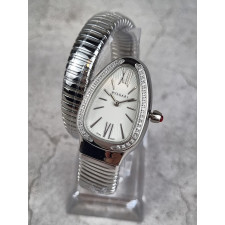 불가리 세르펜티 투보가스 워치 화이트 다이아 시계