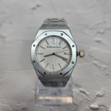 오데마피게 로얄오크 화이트 스틸 15510 시계