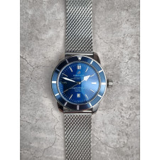 브라이틀링 슈퍼오션 헤리티지 블루 다이얼 시계