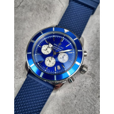 브라이틀링 슈퍼오션 헤리티지 블루 다이얼 시계