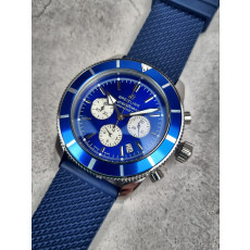 브라이틀링 슈퍼오션 헤리티지 블루 다이얼 시계