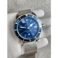 브라이틀링 슈퍼오션 헤리티지 블루 다이얼 시계