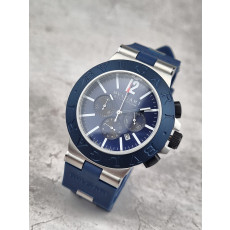 불가리 디아고노 알루미늄 워치 다크블루 다이얼 시계