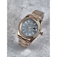 로렉스 스카이드웰러 로즈골드 다크 로듐 시계