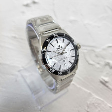 오메가 켄스텔레이션 코액시얼 마스터 그레이 운석 다이얼 시계