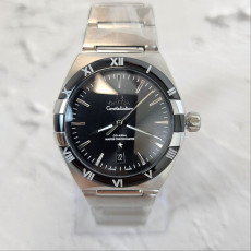 오메가 컨스텔레이션 코액시얼 마스터 블랙 다이얼 시계