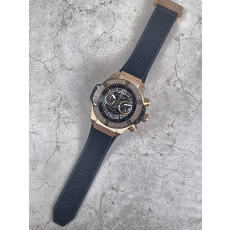 위블로 빅뱅 유니코 골드 다이아몬드 블랙 골드 시계