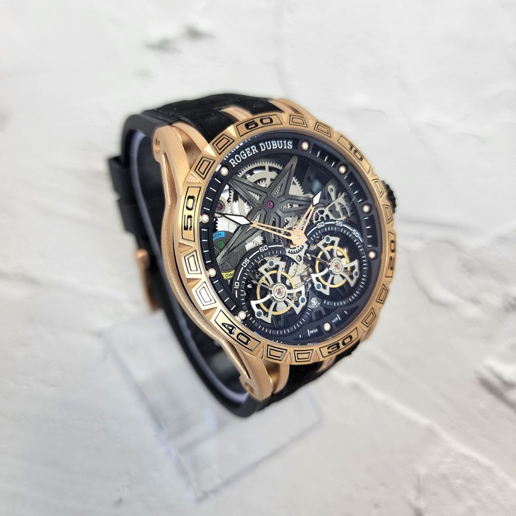 로저드뷔 엑스칼리버 스파이더 더블 투르비옹 시계