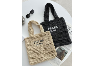 프라다 라피아 토트백 (가방)