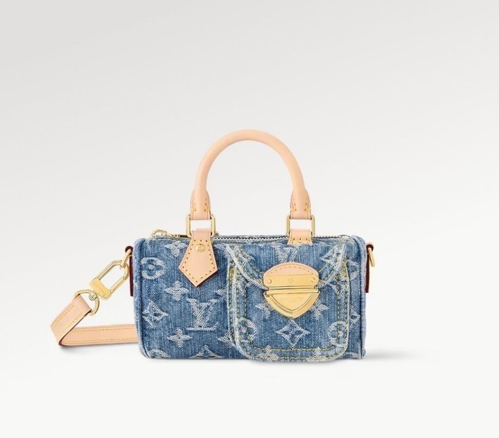 루이비통 나노 스피디 데님 숄더백 (가방)
