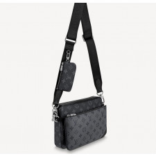 루이비통 트리오 블랙 메신저백 (가방)