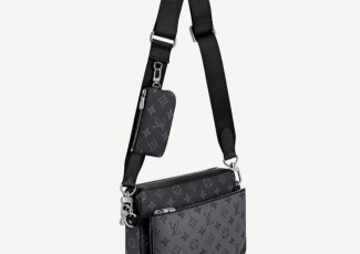 루이비통 트리오 블랙 메신저백 (가방)