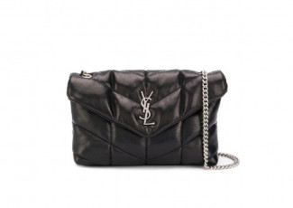 입생로랑 은장 푸퍼백 (가방)