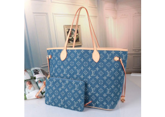 루이비통 31 네버풀 MM 데님 가방