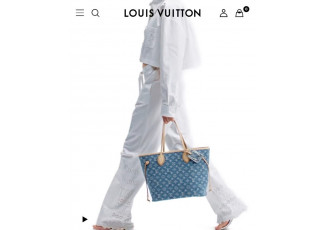 루이비통 46 네버풀 데님 MM 가방