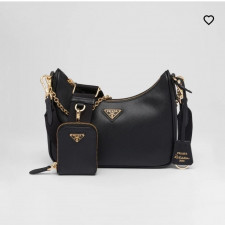 프라다 가죽 테수토 금장 크로스백 (가방)