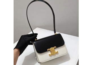 셀린느 가랑스 숄더백 블랙 화이트 (가방)