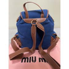 미우미우 네이비 백팩 (가방)