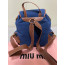 미우미우 네이비 백팩 (가방)