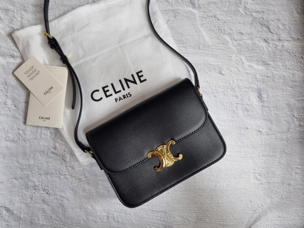 셀린느 틴 트리옹프 블랙 숄더백 (가방)