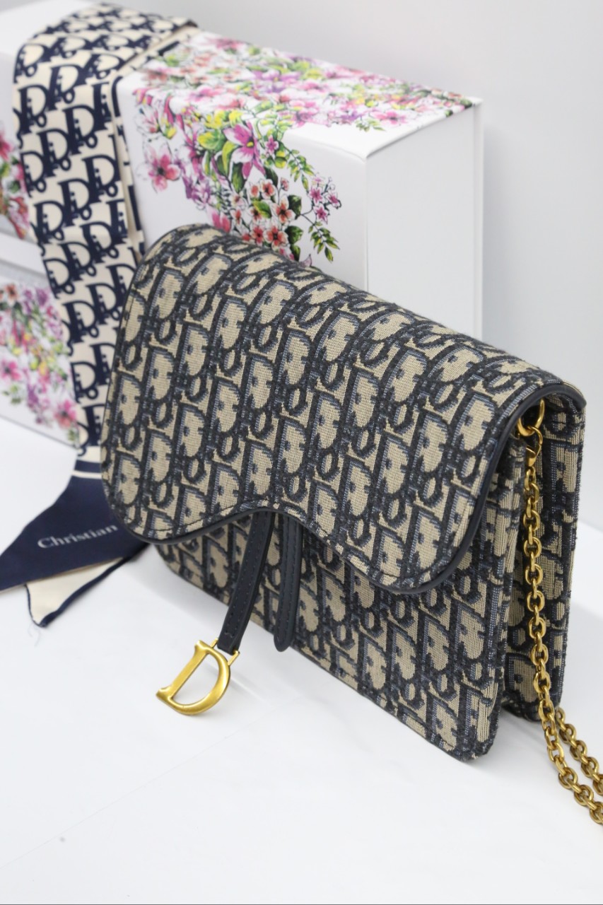 디올 오블리크 새들 미니 체인백 (가방)