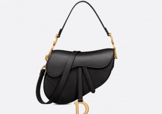 디올 블랙 새들백 (가방)