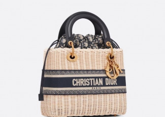 디올 레이디 라피아 숄더백 (가방)