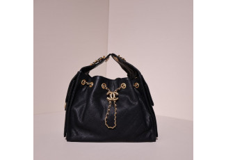 샤넬 25 블랙 캐비어 호보백 (가방)