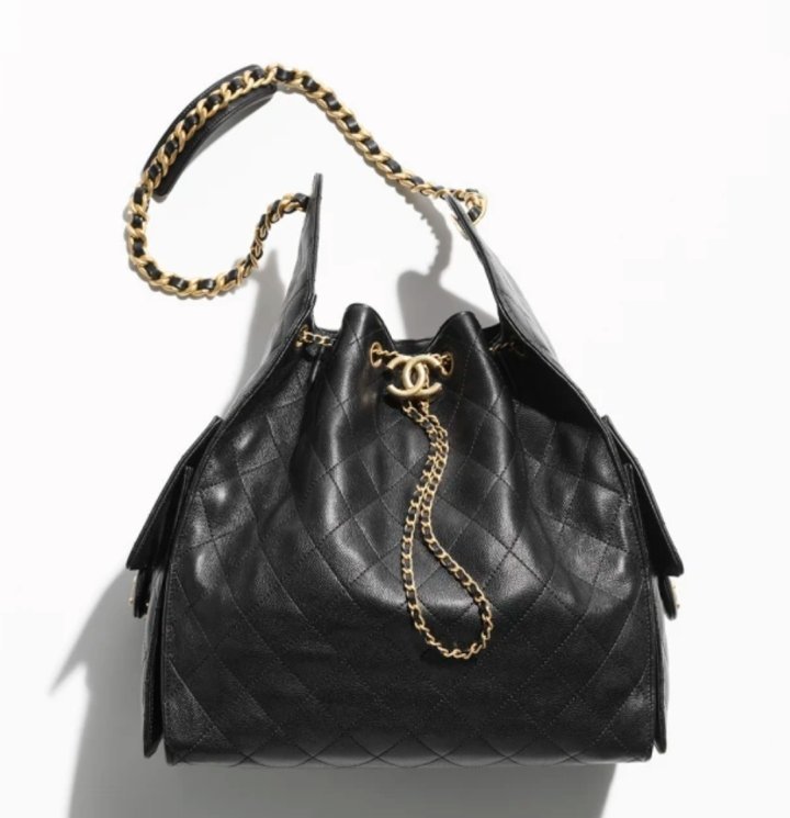 샤넬 25 블랙 램스킨 호보백 (가방)